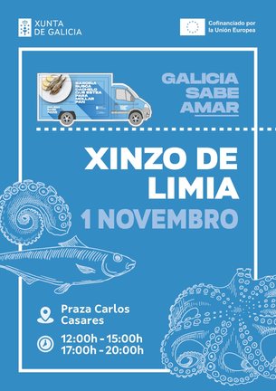 Cartel de "Galicia sabe a mar"