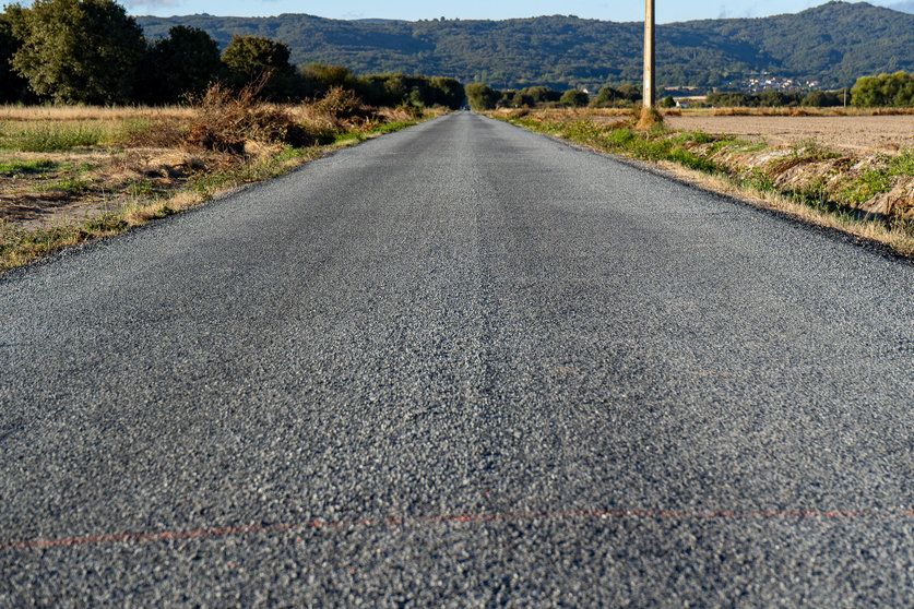 Pista na localidade de Gudes.